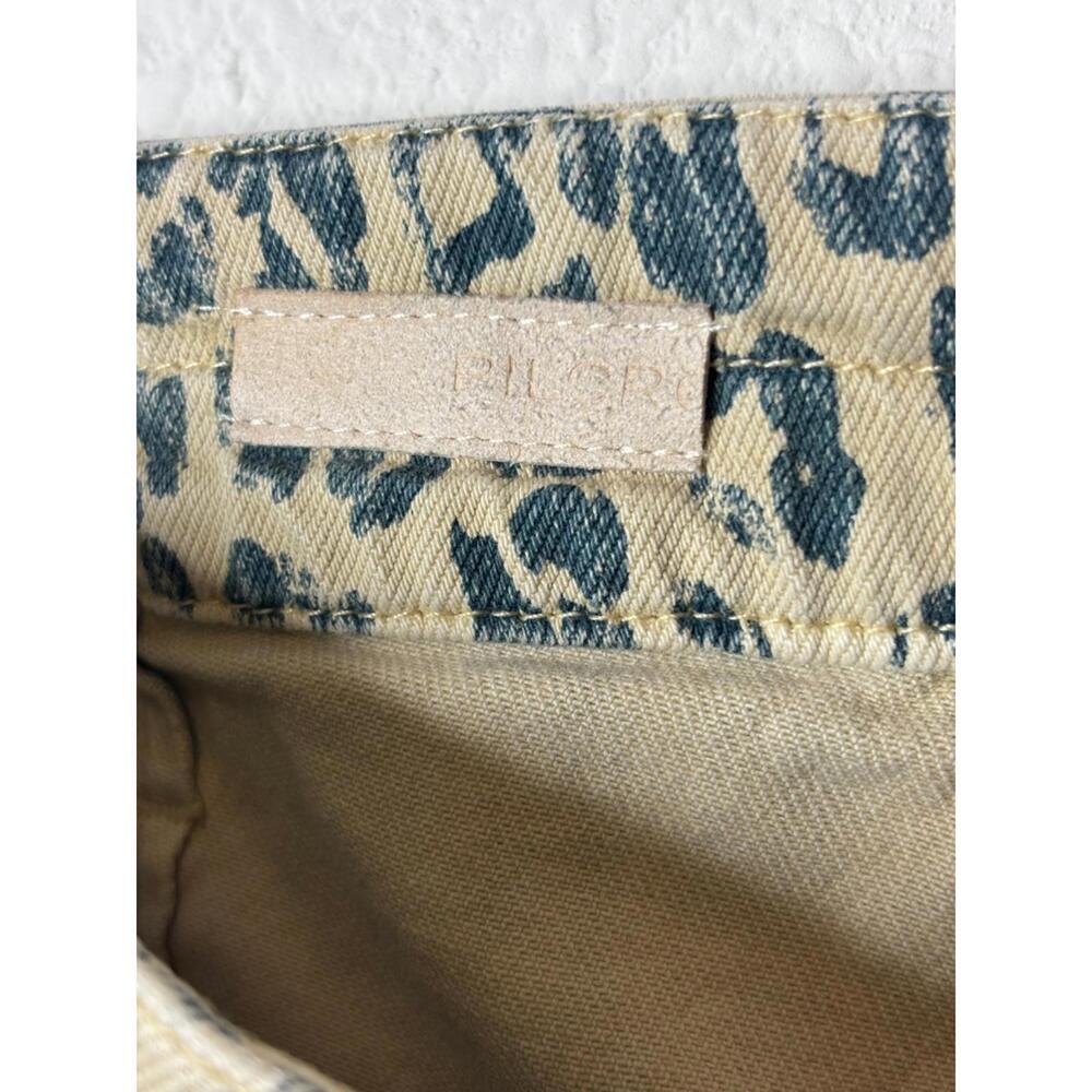 Pilcro Anthropologie Women 29 The Wanderer Straight Leg Leopard Print Jean(1956) - Picture 6 of 7